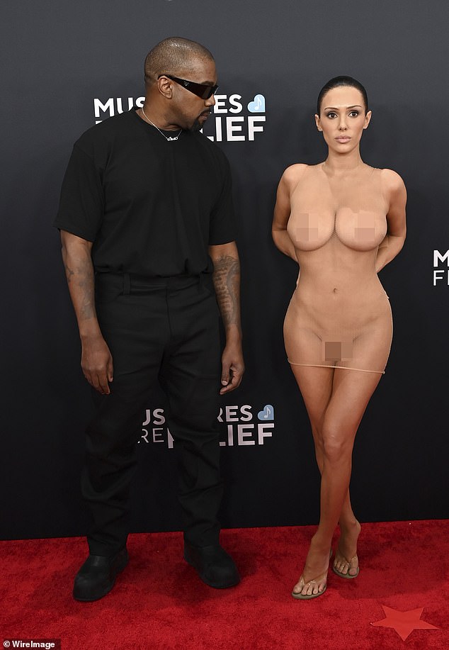 Bianca Censori Finally Covers Up As She And Kanye West Are Seen For The