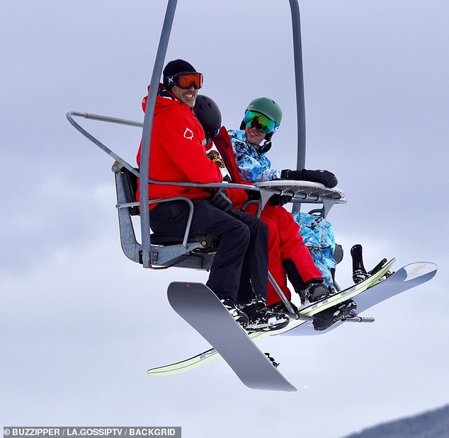 Focusing on your health: The Grammy-winner's relaxing day on the slopes is the latest stress-free activity in a long line of luxury getaways and top-notch parties since he took an extended break from touring.  His indefinite regression is due to being diagnosed with Ramsey Hunt syndrome, which paralyzes the facial muscles, making it difficult to speak or sing.