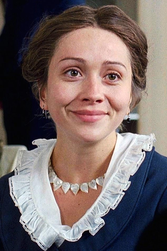 Laura Pyper wears the necklace as Jane Fairfax in a four-part BBC adaptation of Jane Austen's Emma