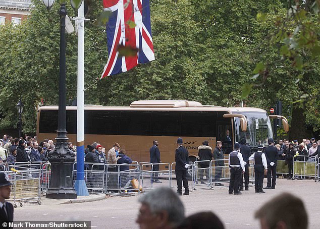 Coaches were used to transport heads of state at the Queen's funeral in September 2022