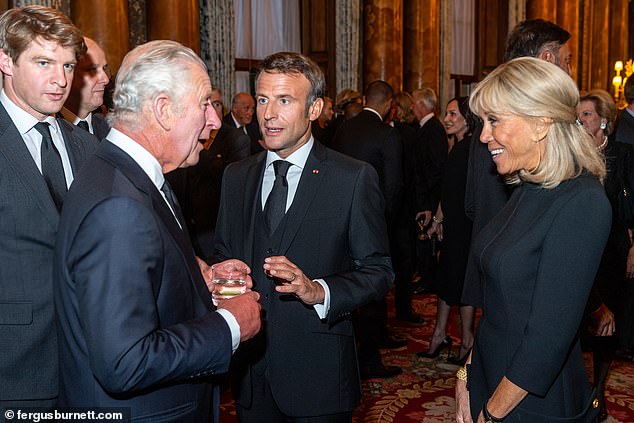 His Majesty King Charles III held the reception for Heads of State and foreign visitors at Buckingham Palace on September 18, 2022