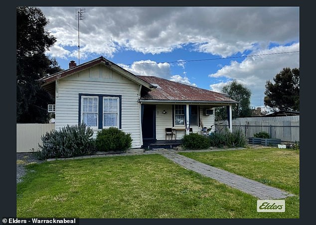 In the Victorian wheatbelt town of Warracknabeal, this three-bedroom abode goes for $229,000, slightly more than the town's median price.