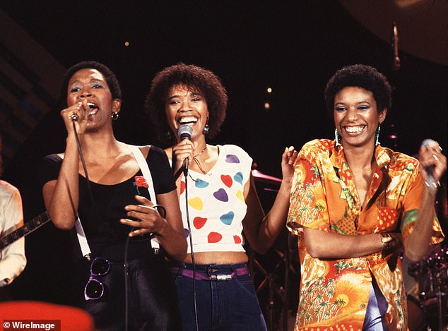 Triple Power: After her sister Bonnie and June formed a duo in 1969, Anita teamed up to make the Pointer Sisters a trio;  seen with sisters Ruth and June in 1980