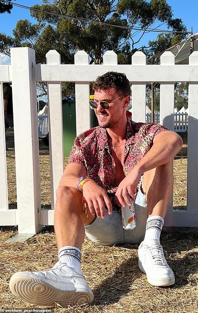 The Block star shared a gallery of snaps and videos on Instagram on Sunday capturing him having the time of his life at the annual music festival.