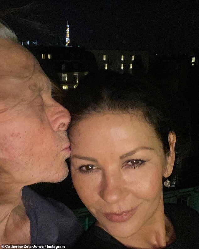 1672570466 398 Catherine Zeta Jones dons plunging black swimsuit as she dances on