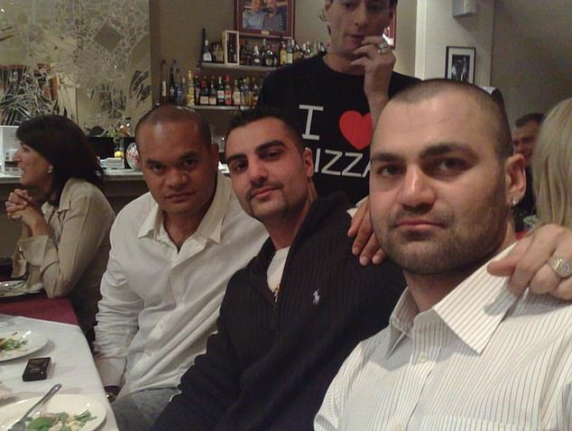 Duax Ngakuru (left) with Mick Hawi (center) and Hakan Ayik (right)