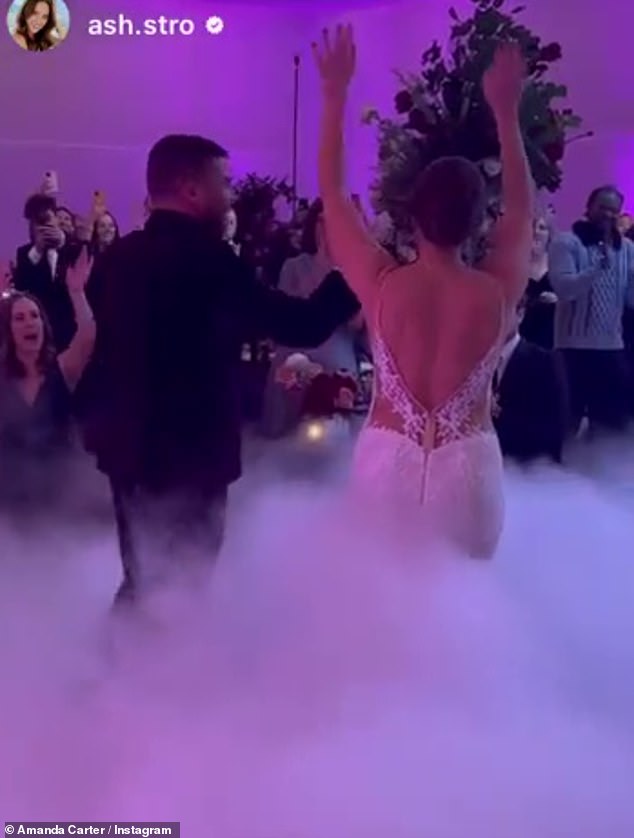 Fog Machine: At the reception, the fog machine created a fluffy white cloud as the DJ announced the newlyweds who entered the dance floor.