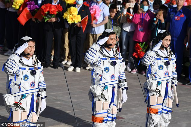 In December, three Chinese astronauts returned to earth after a six-month space mission.