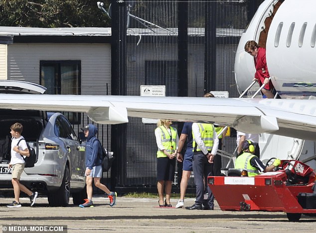 The singer and his two children are believed to have celebrated New Year's Eve in Queensland before traveling to Sydney.