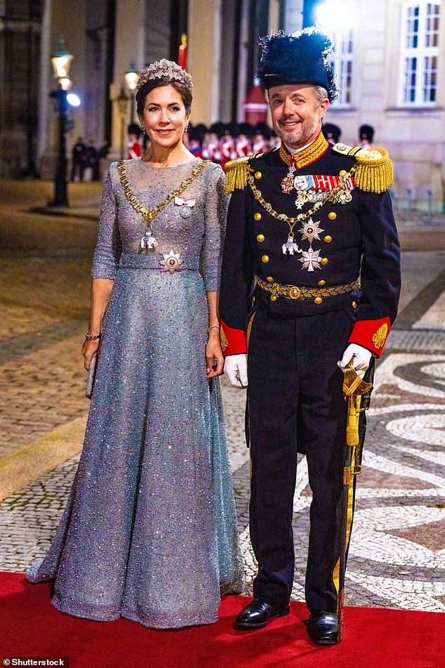 Prince Frederik was also at the event in full dress having enjoyed a short trip to Sydney and Hobart.