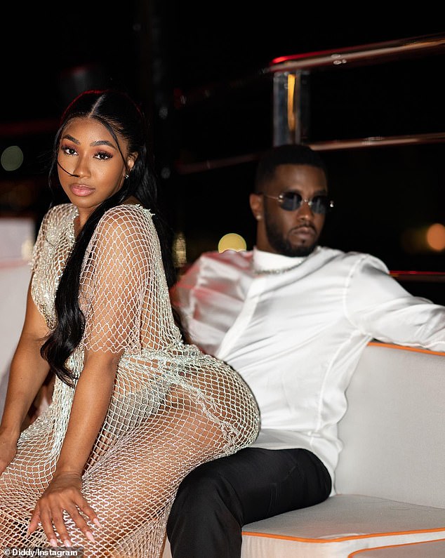 May-December duo: Diddy and his vixen from the Gotta Move On video may have a 25-year age gap, but their open relationship has been going strong since 2021