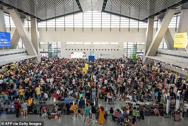 The Philippine capital's airport was hit by a power outage that shut down air traffic control and closed airspace.