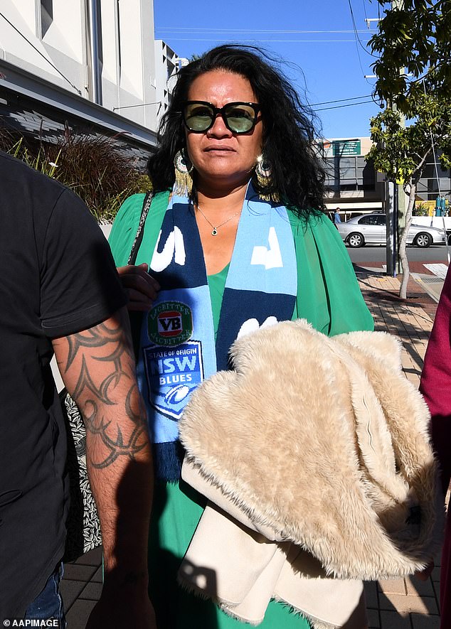 Uiatu 'Joan' Taufua, 46, mother of Brisbane Broncos player Payne Haas, was the sole survivor of Friday's fiery crash and remains in hospital with serious injuries.