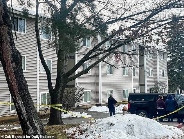 Kohberger's downstairs neighbor recalled the alleged killer's strange movements, including his nocturnal movements and appearance.  Pictured: Kohberger's Washington complex