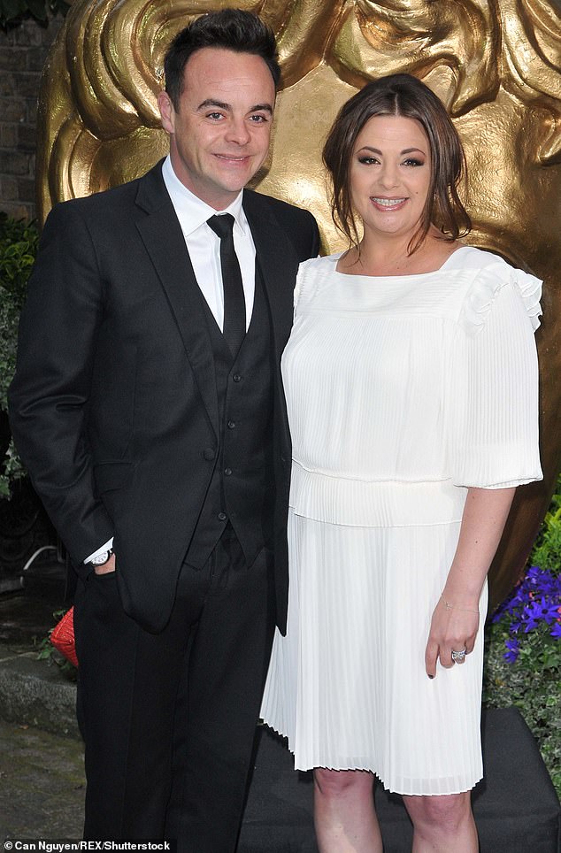 Former partner: Lisa split from TV host Ant, 47, in 2018 after a 12-year marriage (pictured in 2015)