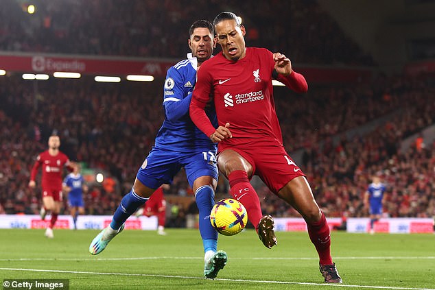 Van Dijk helped the Reds to a narrow 2-1 win against Leicester in the Premier League return.