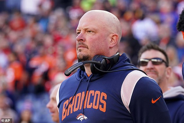 Nathaniel Hackett was fired from Denver amid terrible results during his first season as coach