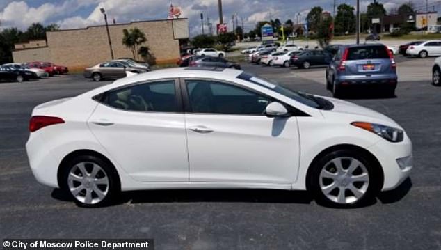 Police were looking for Kohberger's white Hyundai Elantra, which officials began tracking around Christmas time as the suspect was driving across the country.