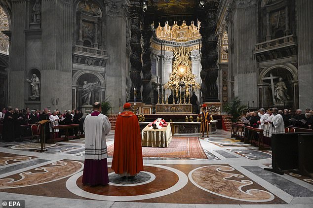 Benedict XVI's body can be viewed during the three days of rest and the Vatican has said Thursday's funeral will be a simple, solemn and sober ceremony in accordance with his wishes.