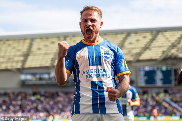 The midfielder could bring his club back when Brighton face Everton tomorrow