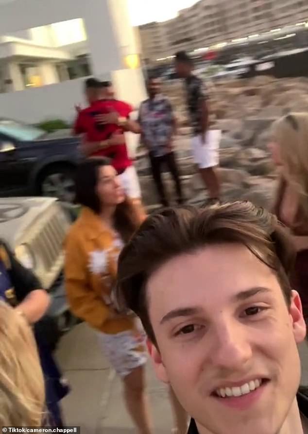 TikTok user Cameron Chappell (pictured) also bought a ticket, saying people had come from the interstate to go to the fraudulent yacht party.