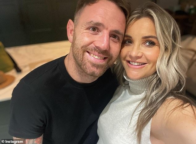 Example: Richie parted ways with his marriage just weeks after the birth of his third child.  The rugby star is now expecting a baby with his new girlfriend Stephanie Thirkill