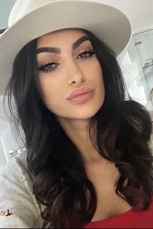 Georgiana Naghel (pictured), 28, who is also a US citizen, is described as a businesswoman and influencer who is believed to have been dating Tate for nearly a year.