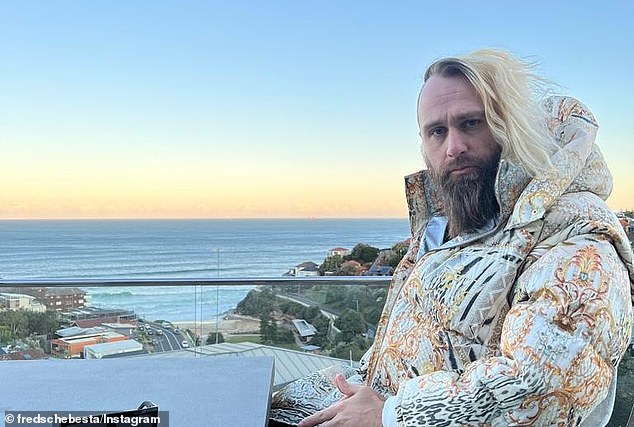 Fred Schebesta, co-founder of comparison website Finder, is pictured at his iconic South Coogee home.