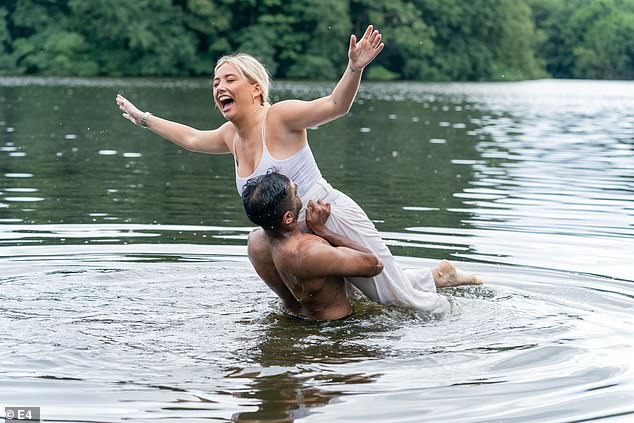 The big push: Saffron and Tom appeared on The Real Dirty Dancing show on E4, but they weren't paired with each other.