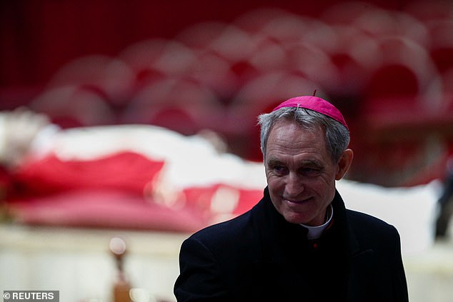 Archbishop Gaenswein, a 66-year-old German priest, stood by Benedict's side for nearly three decades.