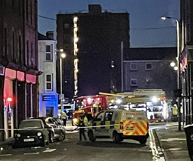 Emergency services were called to reports of a fire shortly before 5.10am today.