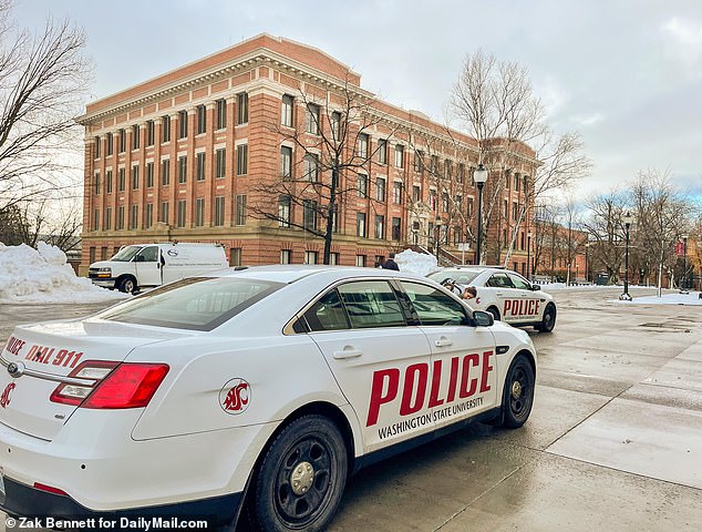 Moscow Police Chief James Fry said Friday that officers had searched Kohlberger's office at Washington State University.