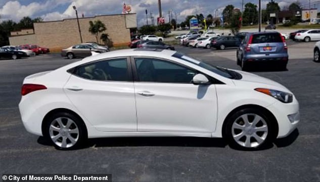 Police were looking for Kohberger's white Hyundai Elantra, which officials began tracking around Christmas time as the suspect was driving across the country.