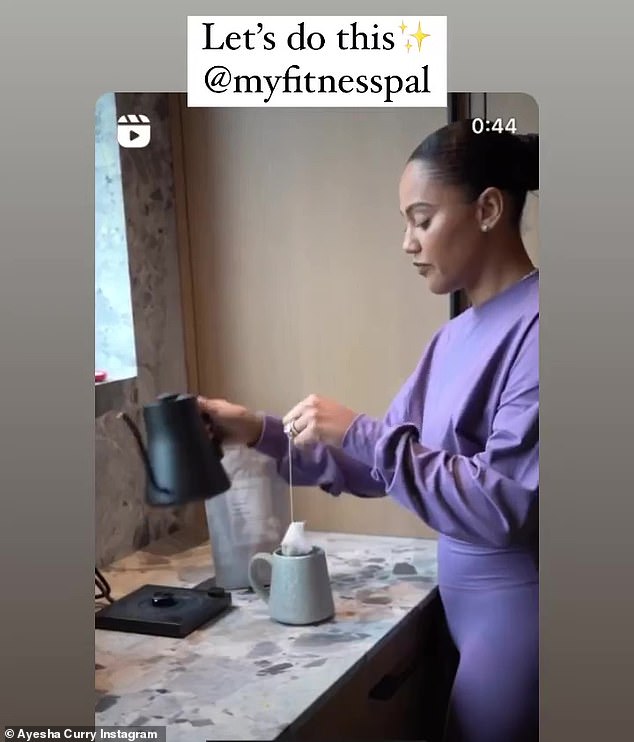 Partnership: Ayesha partnered with MyFitnessPal to participate in their Jumpstart Your Health Challenge