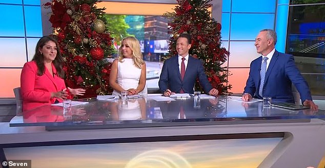 Mylee Hogan (left) had only been welcomed to the show as a permanent studio host on December 23 before her outburst on December 28 and disappeared on January 3.