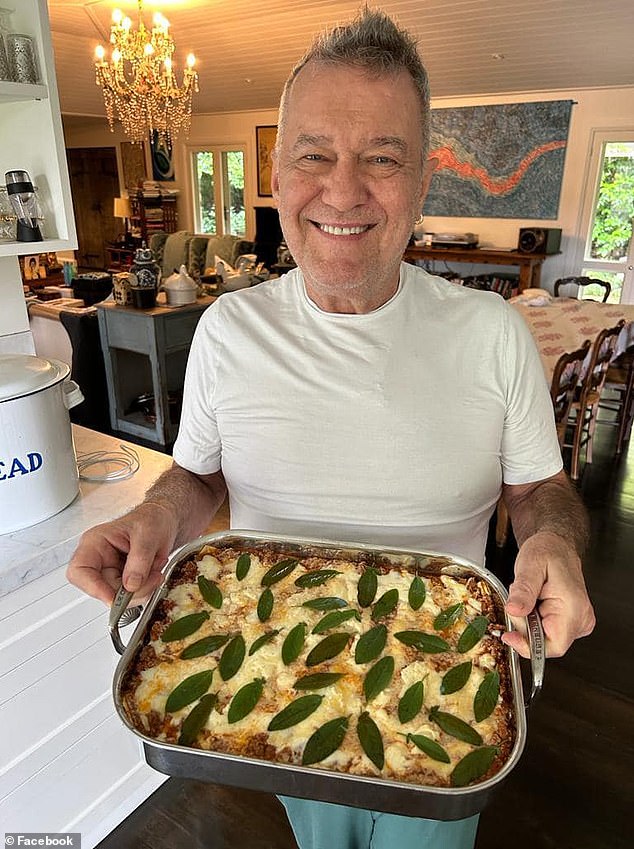 He also showcased delicious baked food prepared by family friends.