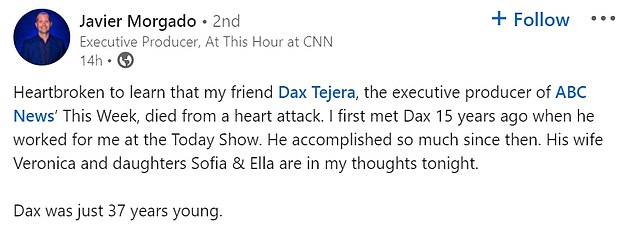 1672709702 9 ABC News producer Dax Tejeras widow says she WAS monitoring