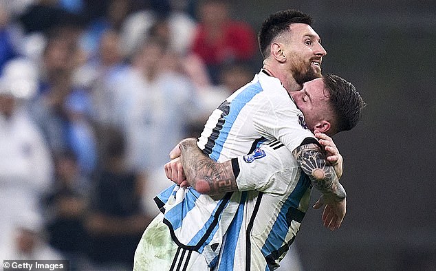 He received a Happy New Year message from his legendary Argentine teammate Lionel Messi