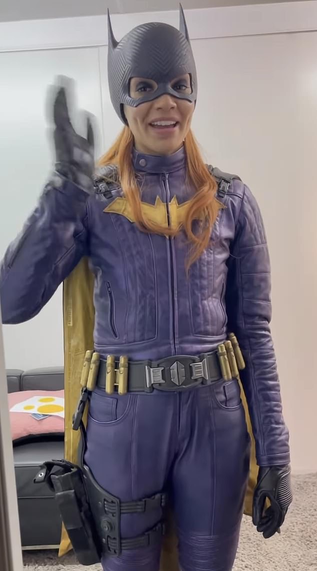 What Could Have Been: The actress included multiple flashes of her purple and yellow Batgirl armor.  Rumors of poor test screenings surfaced after the studio pulled the plug on the film, with particular attention paid to making the costumes look 