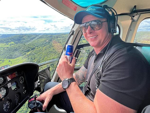 SeaWorld Helicopters Chief Pilot Ash 'Jenko' Jenkinson, 40, was killed in a helicopter crash over Gold Coast Broadwater near SeaWorld on Monday, January 2.