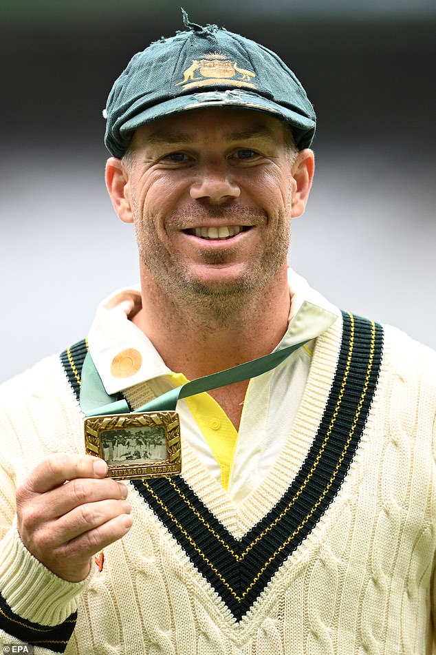 For his excellent 200 in the Boxing Day Test, David Warner won the Mullagh Medal and is set to continue his Test career for the foreseeable future.