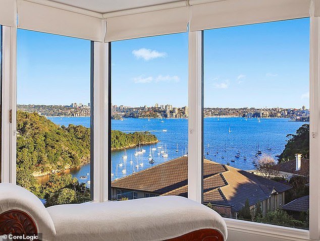 The seven-bedroom, five-bathroom mansion overlooking Sirius Cove in Mosman failed to find a buyer after sitting on the market in 2022 for 128 days.