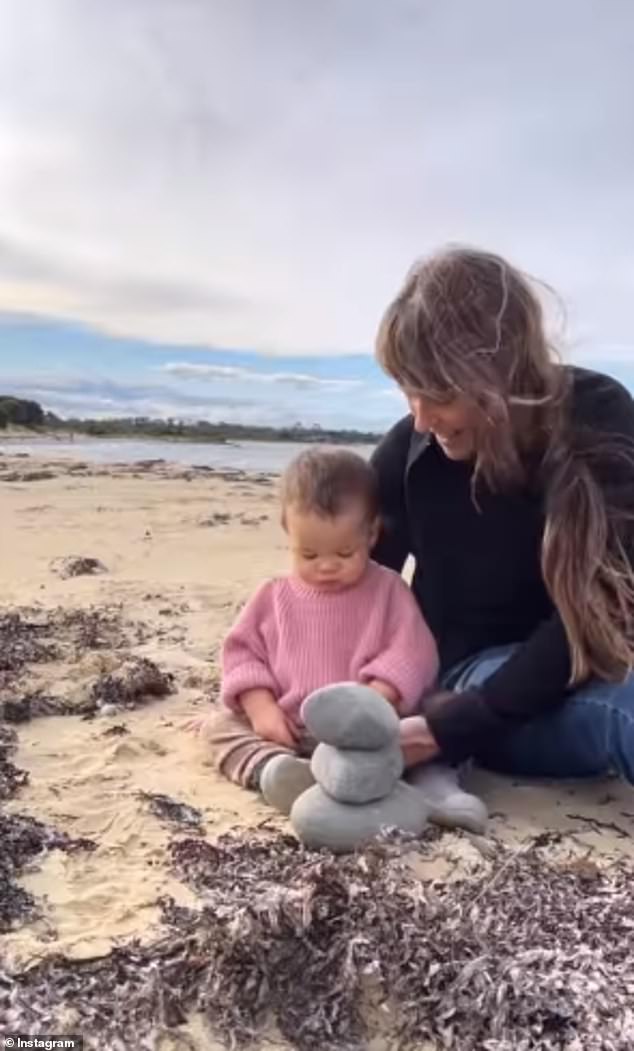 Grace Warrior was filmed with her mother Bindi Irwin, father Chandler Powell, and grandmother Terri Irwin (pictured) during various special occasions and activities.