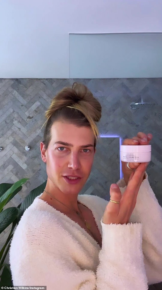 Christian finished with the Mecca-morphosis Revitalizing Hydrating Mask