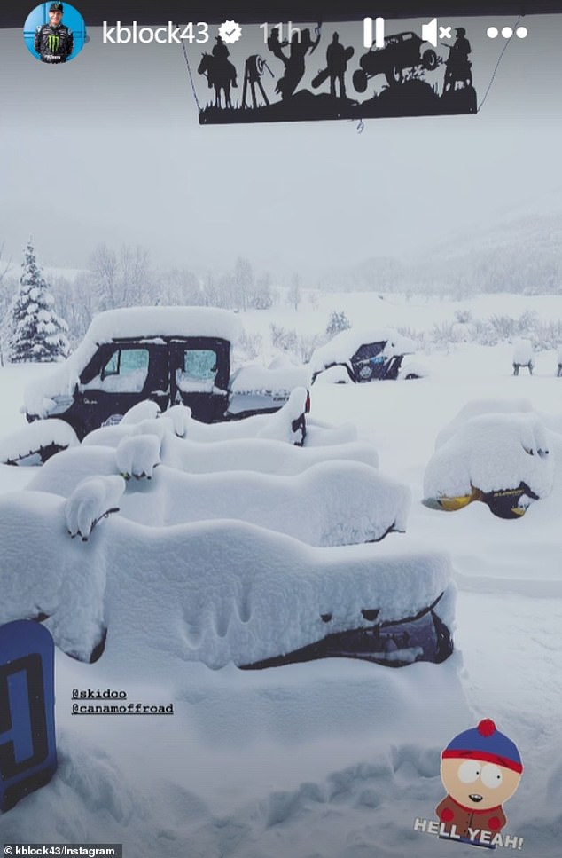 Block had been snowmobiling in Utah and had even shared photos and videos on Instagram earlier in the day, including one in which he posted about his excitement about being about to ride one of the snowmobiles.