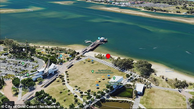 A dedicated memorial site in Broadwater Parklands, just south of Southport Pier (pictured), has been allocated for members of the public who wish to pay tribute to the victims of the accident.