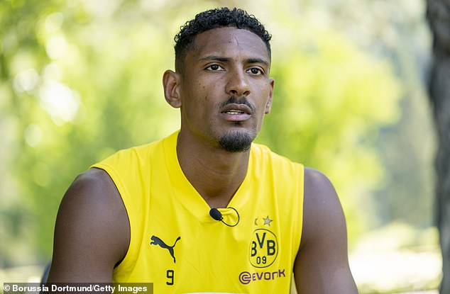 Haller joined Dortmund for £29m last summer and is looking to finally make his debut