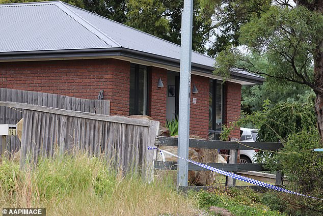 Scott was discovered shot to death outside a suburban home in North Hobart (pictured)