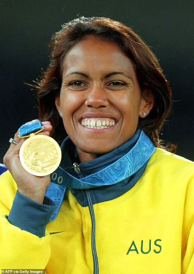 Career: The 49-year-old former sprinter made a name for herself in 1994 after winning two Commonwealth Games gold medals, but it was at the Sydney Olympics that she became an icon.