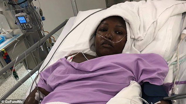 Winnie de Silva has two broken legs, a broken right shoulder, a broken clavicle and a damaged left knee after the Sea World helicopter crash